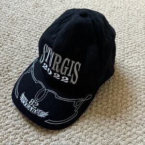 2022 sturgis fitted hat 82 year anniversary medium/large motorcycle bike rally